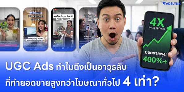 UGC Ads: ทำไมถึงเป็นอาวุธลับที่ทำยอดขายสูงกว่าโฆษณาทั่วไป 4 เท่า?